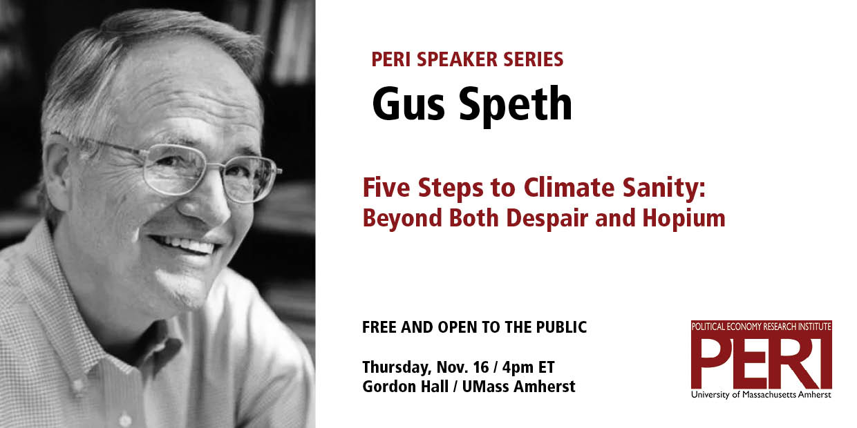Gus Speth: Five Steps to Climate Sanity